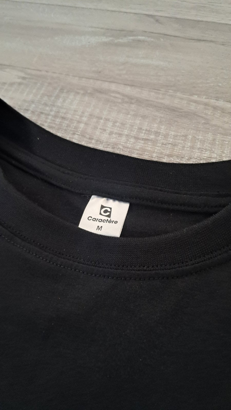 BLACK REGULAR TEE 210GSM