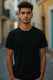 BLACK REGULAR TEE 210GSM