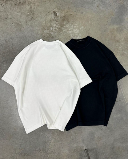 BLACK OVERSIZED TEE 250GSM