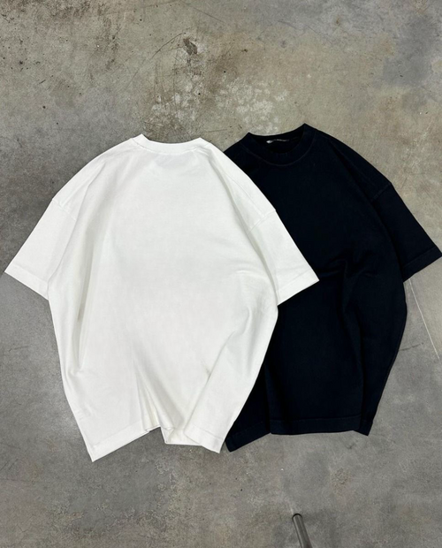 BLACK OVERSIZED TEE 250GSM
