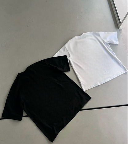 BLACK OVERSIZED TEE 250GSM